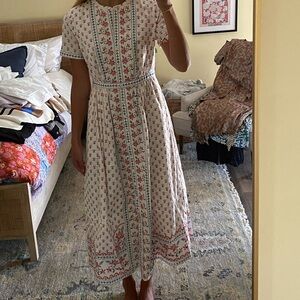 Gal Meets Glam Patterned Button Up Dress